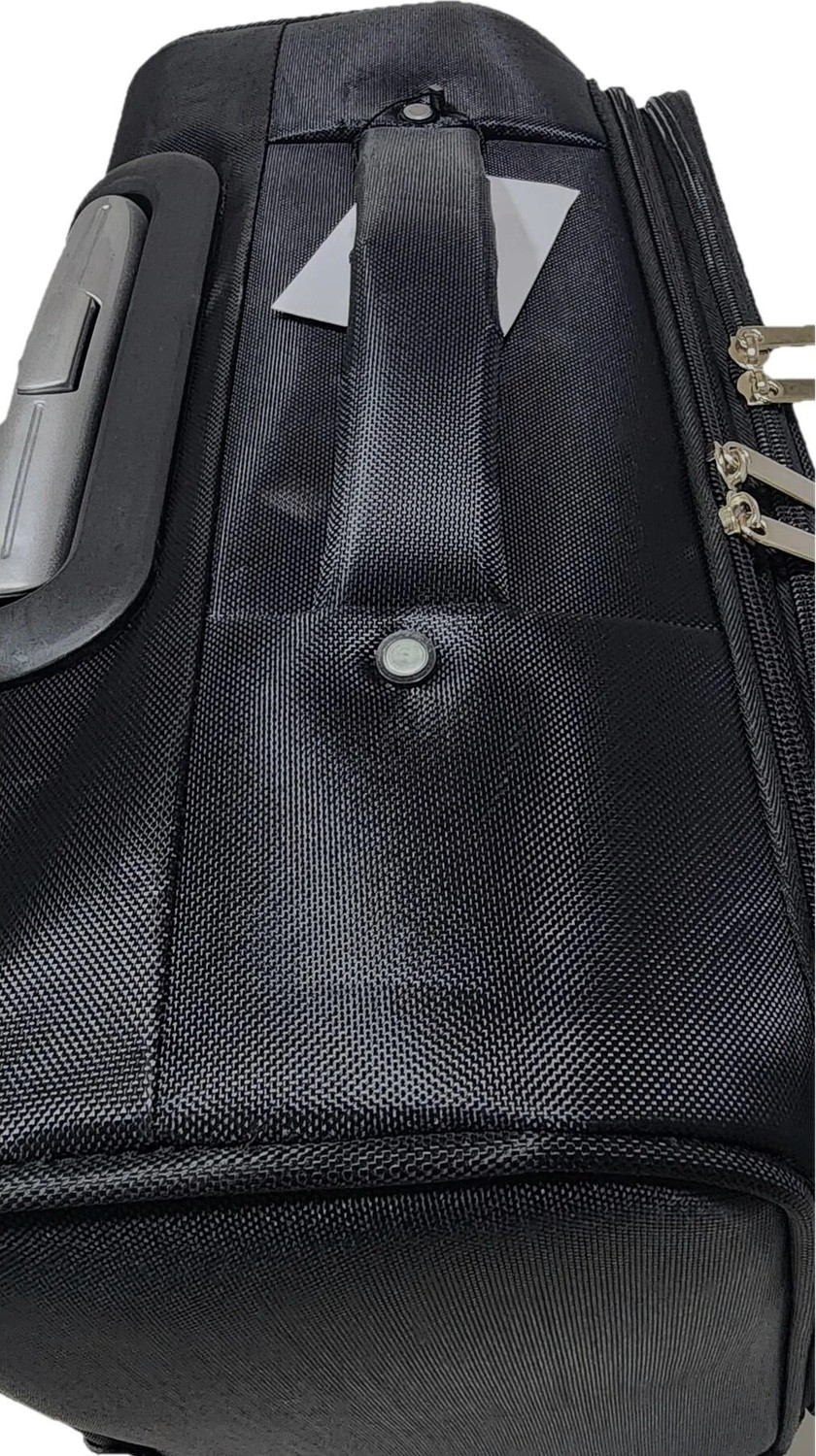 Pilot Valiz Küçük Boy Valiz Kabin Valiz 4 Teker Valiz Laptop Gözlü 45X40X25CM Siyah görsel 5