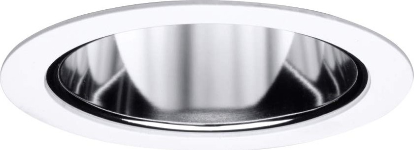 Aesco Halo 99P, 4 Inç Trim Reflektör Koni Beyaz Trim Speküler Şeffaf Reflektörlü