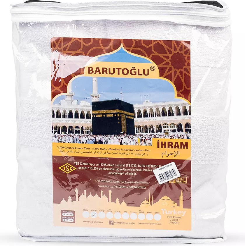 Muhtelif Pamuk Ihram (1400 Gr.)