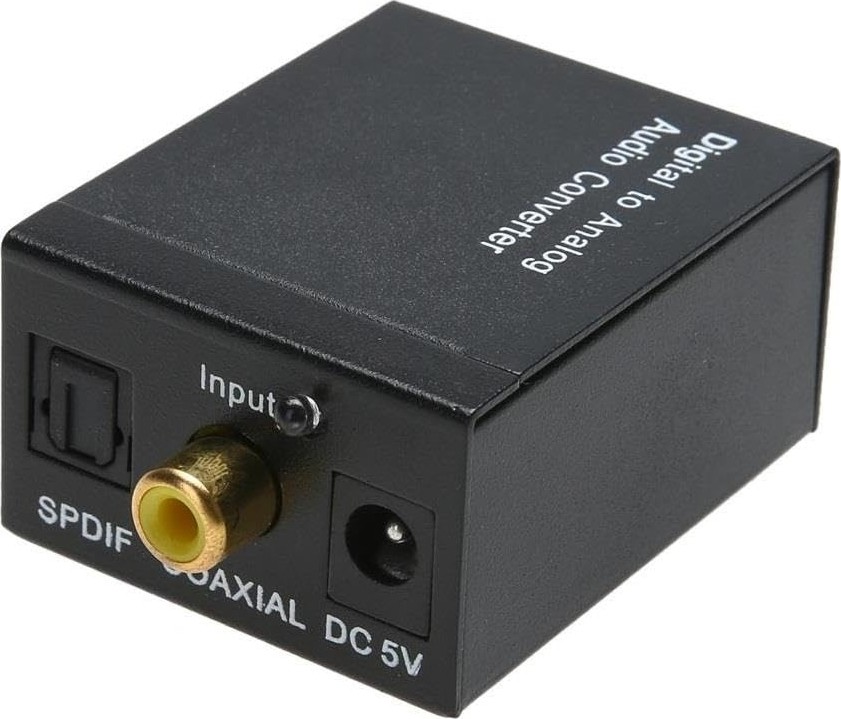 Die Grup 5057 Dijital To Analog 3.5mm Optik Ses Tos Çevirici Dönüştürücü Adaptör görsel 3