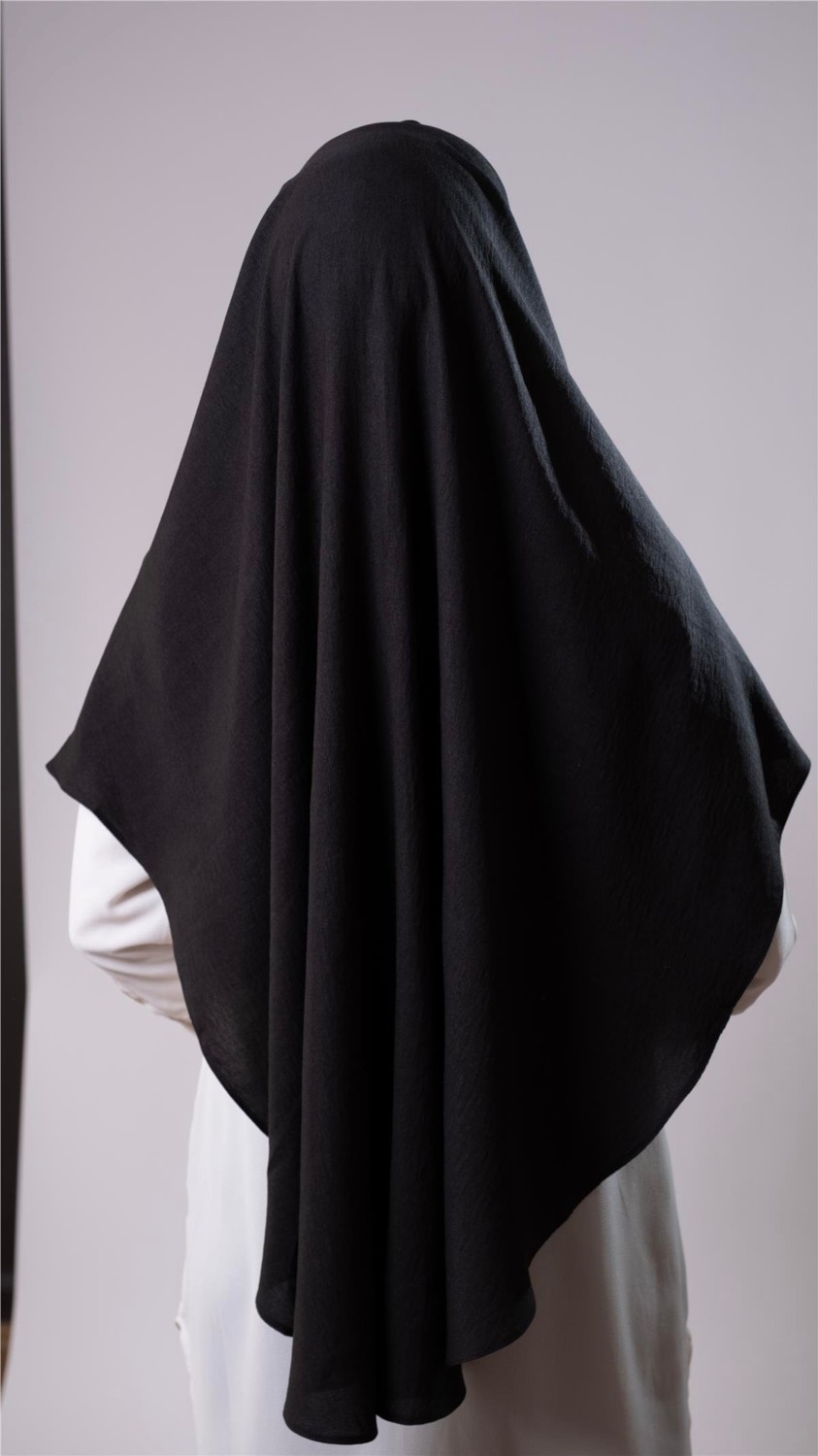 Hürrem Bone Bej Pratik Hazır Geçmeli Tesettür Eşarp Pamuk Caz Kumaş Tek Katlı Çapraz Hijab 2305_12 görsel 8
