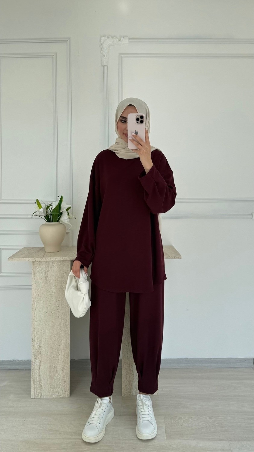 Salisburys Molly Nelly Kadın Şalvar Pantolonlu Rahat Takım görsel 3