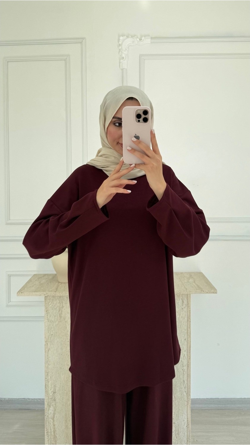 Salisburys Molly Nelly Kadın Şalvar Pantolonlu Rahat Takım görsel 5