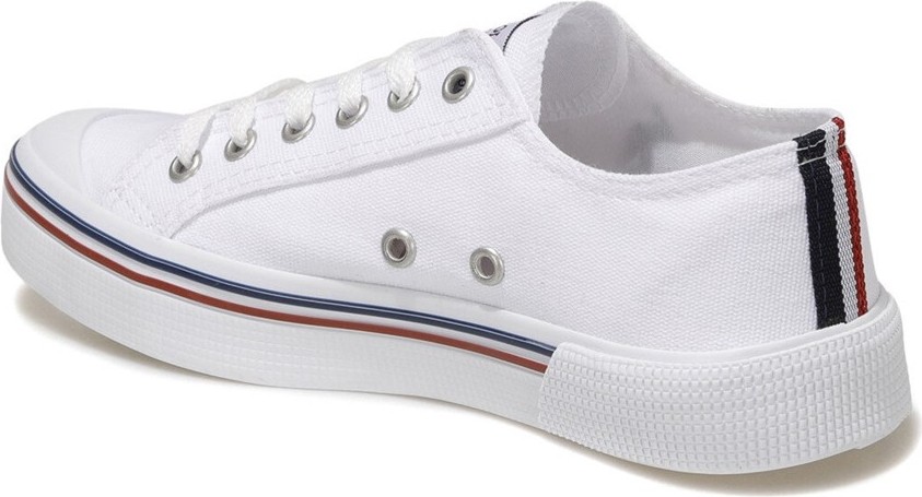 U.S. Polo Assn. U.S Polo Assn. Penelope 1FX Kadın Beyaz Bez Spor Ayakkabı görsel 3