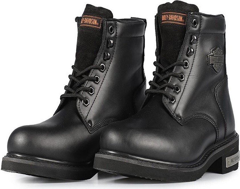 Harley Davidson 025M100109 Gıbson Erkek Bot - Siyah Deri görsel 3