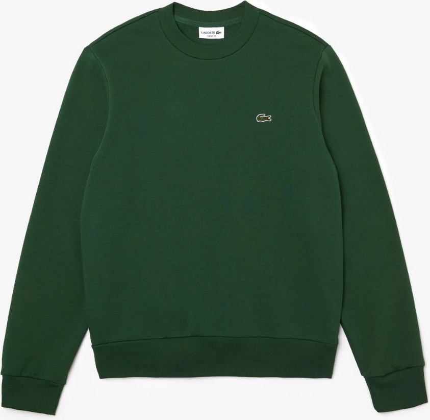 Lacoste Erkek Standart Fit Bisiklet Yaka Yeşil Sweatshirt görsel 4
