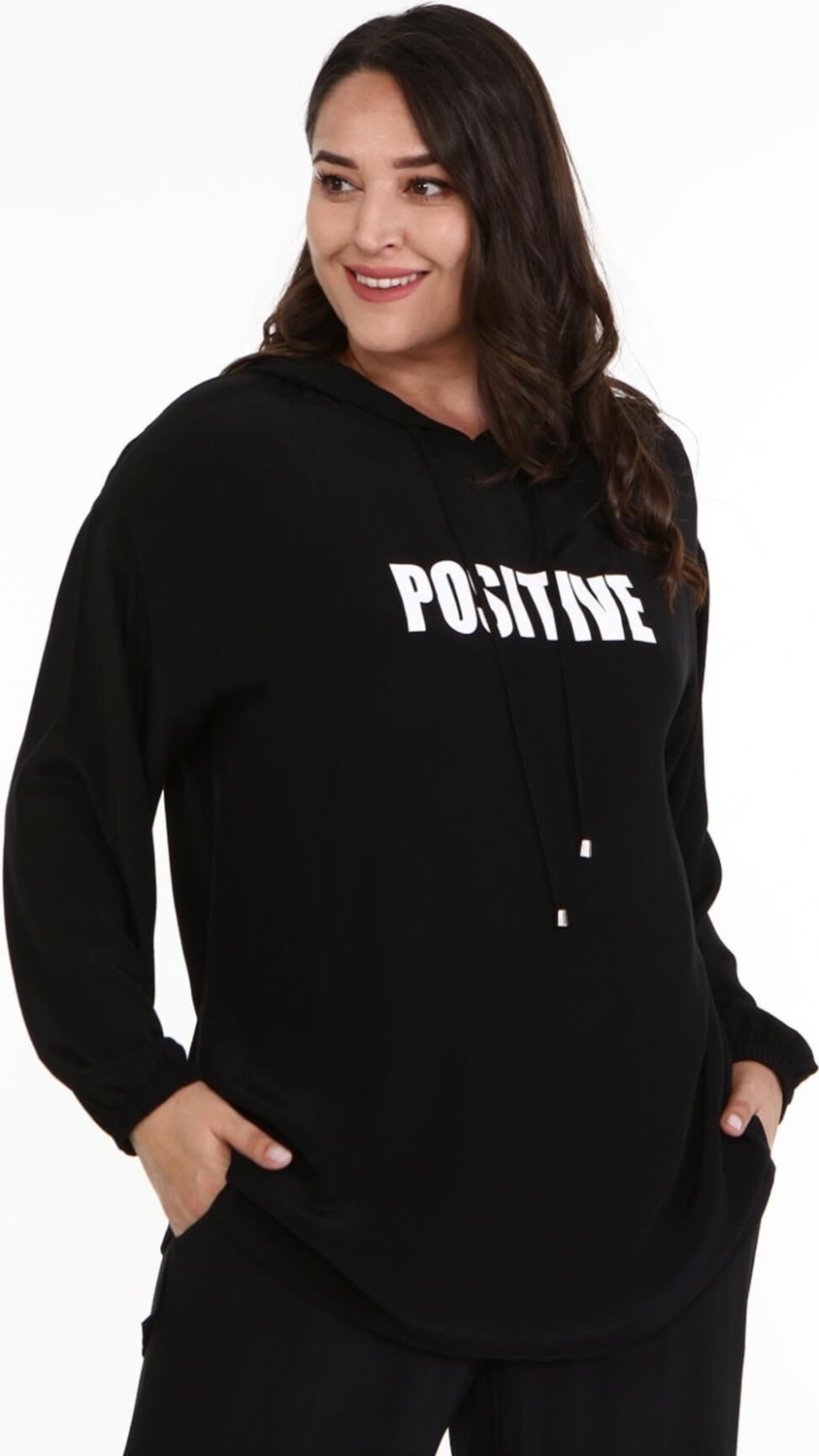 Myline Baskılı Kapüşonlu Sweatshirt görsel 2
