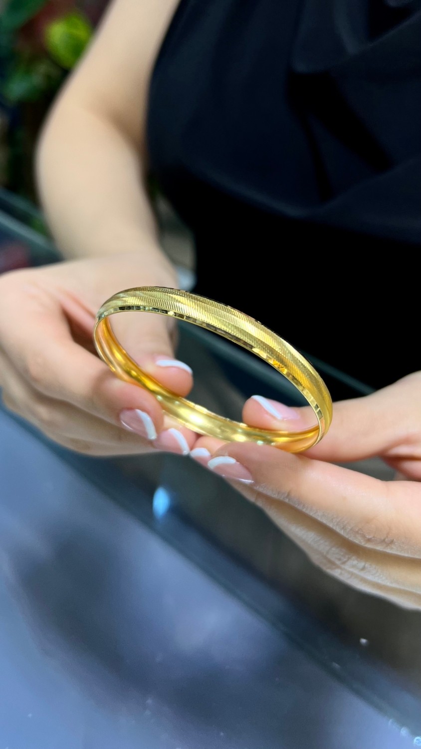 Kuyumcu Nurettin 8 gr (GRAM) Trabzon Desenli Bilezik 22 Ayar Altın Yatırımlık İşçiliksiz