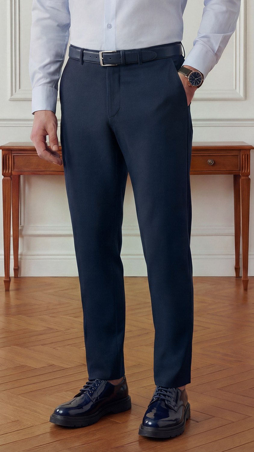 Etikmen Spor Klasik Siyah Kolay Ütülenebilir Easy Iron Erkek Pantolon