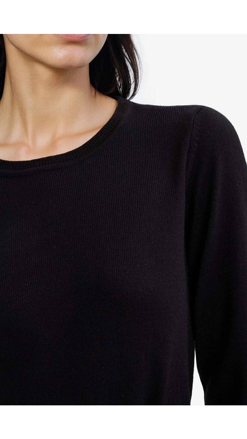 DeFacto Regular Fit Bisiklet Yaka Triko Kazak F7091AZ25WN görsel 4