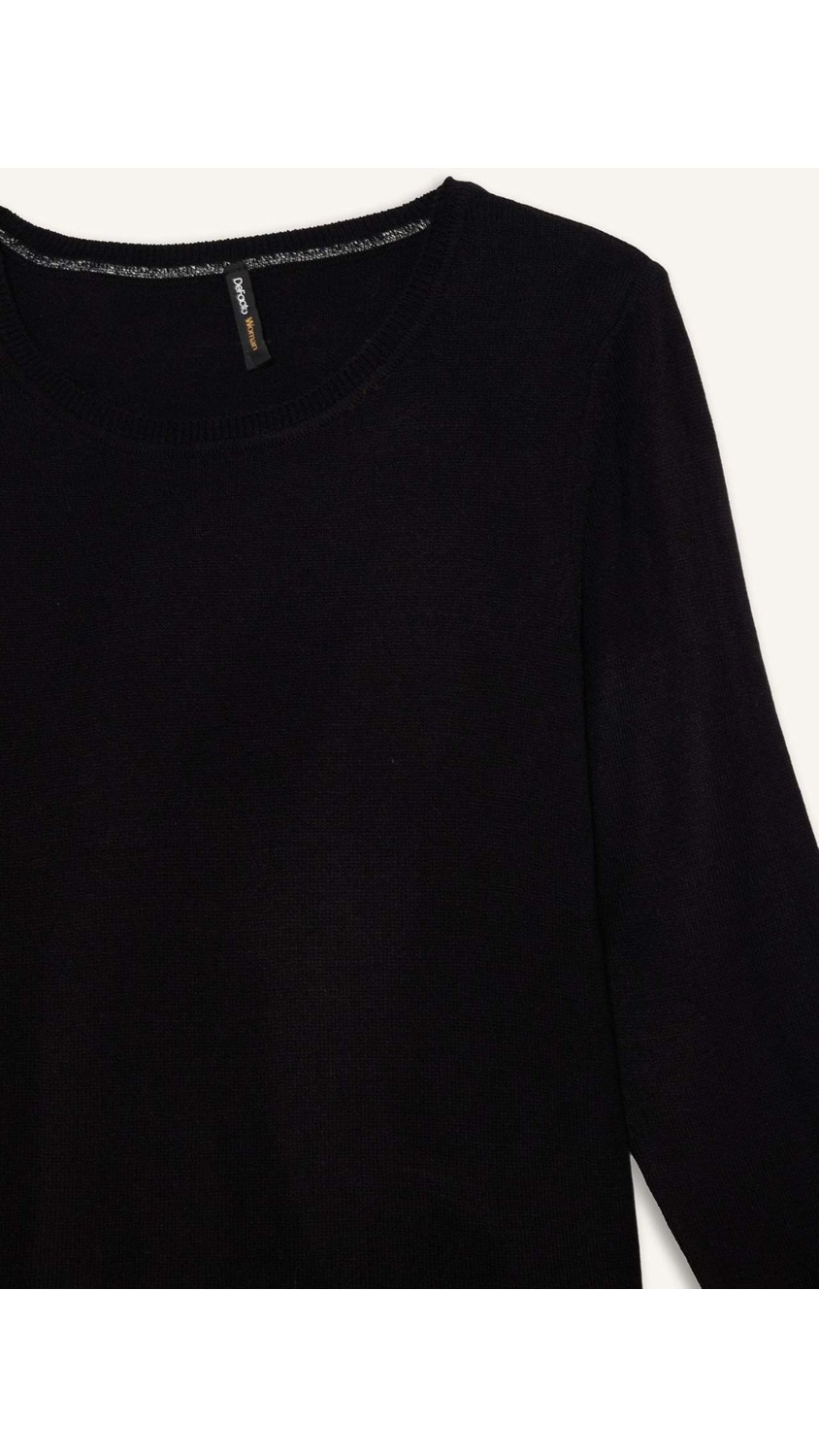 DeFacto Regular Fit Bisiklet Yaka Triko Kazak F7091AZ25WN görsel 6