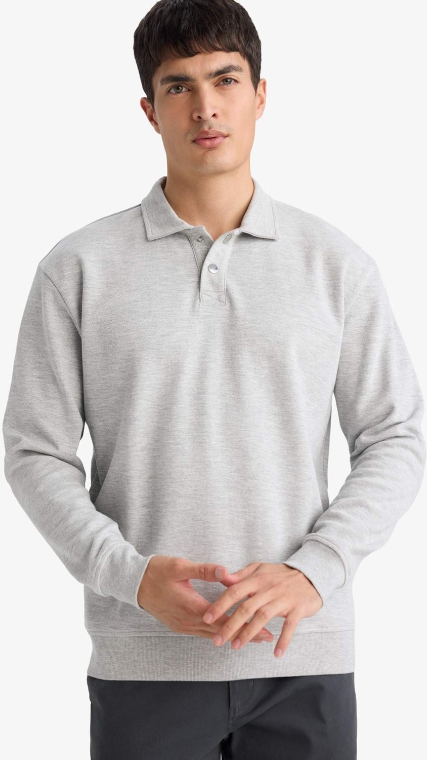 DeFacto Pamuklu Regular Fit Sweatshirt F9324AX26SP