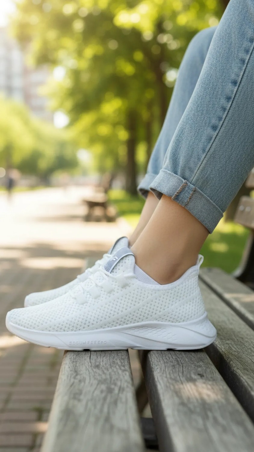 Fore Sport Erkek Fileli Triko Spor Ayakkabı Hafif Nefes Alabilen Bağcıklı Günlük Sneaker 23-313 görsel 6