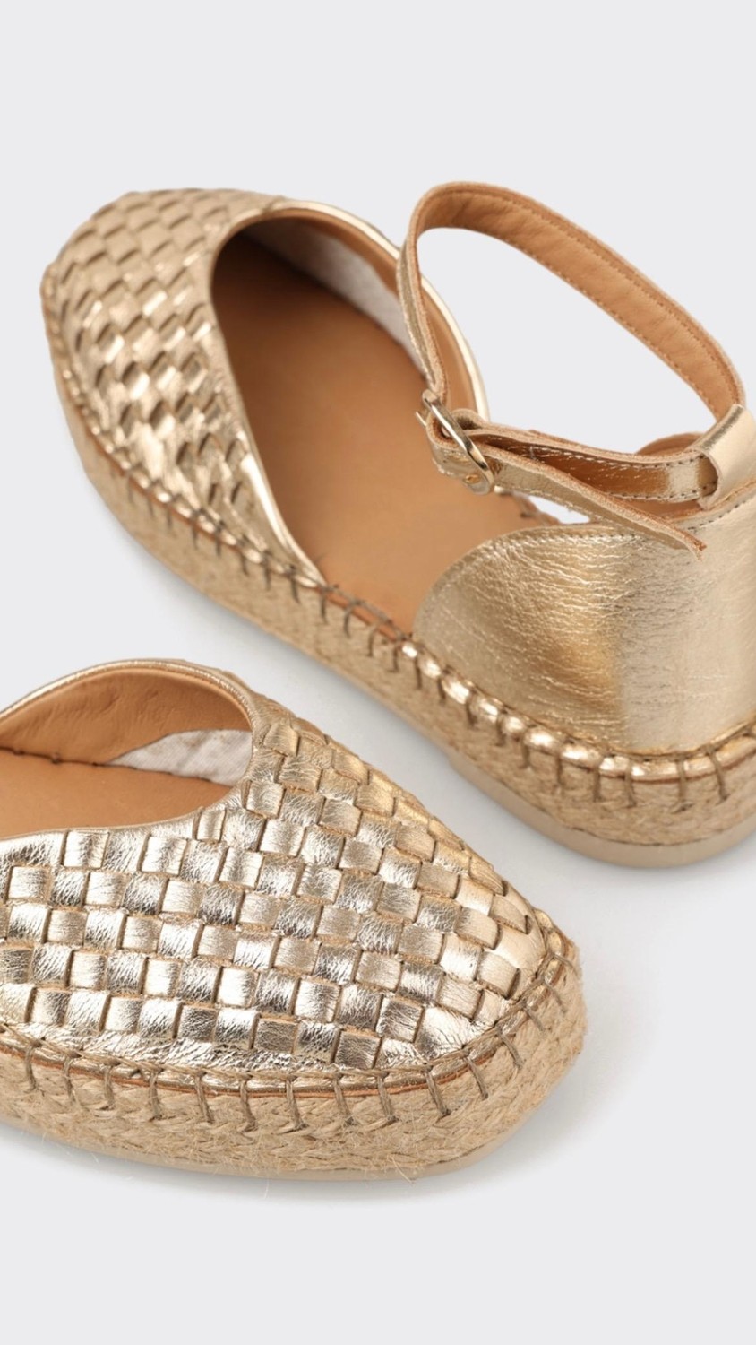 Butik Noble Shoes Hakiki Deri Kadın Espadrilsandalet görsel 5