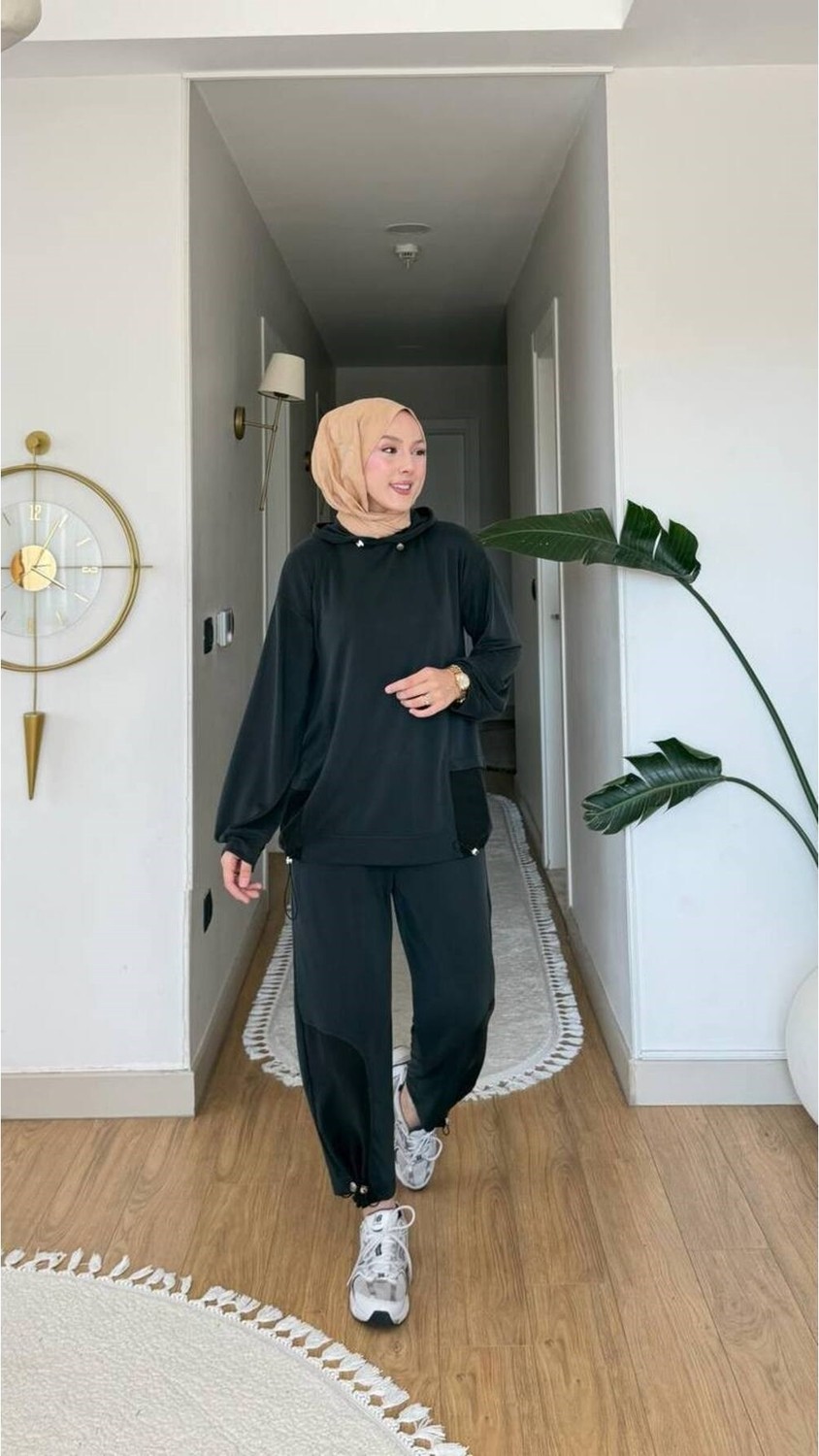 Salisburys Molly Nelly Kadın Kapşonlu Spor Şık Takım görsel 4