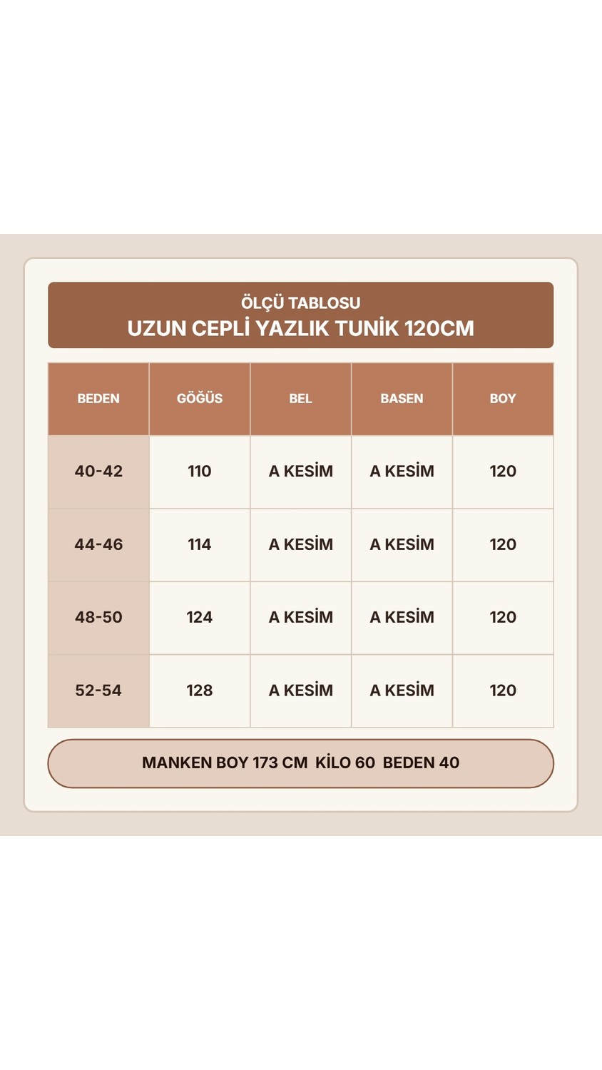 Leyo Tekstil Uzun Cepli Yazlık Tunik 120CM görsel 5