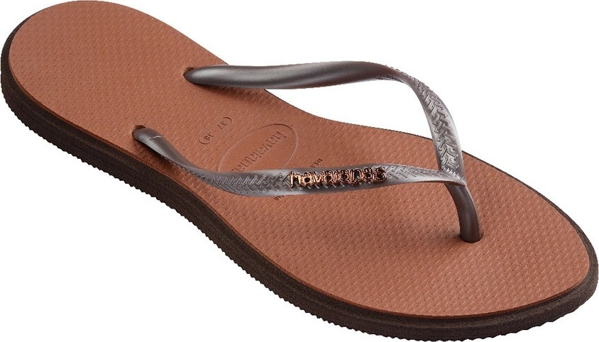 Havaianas Slim Point Dark Brown Kadın Terlik 41-42 görsel 6
