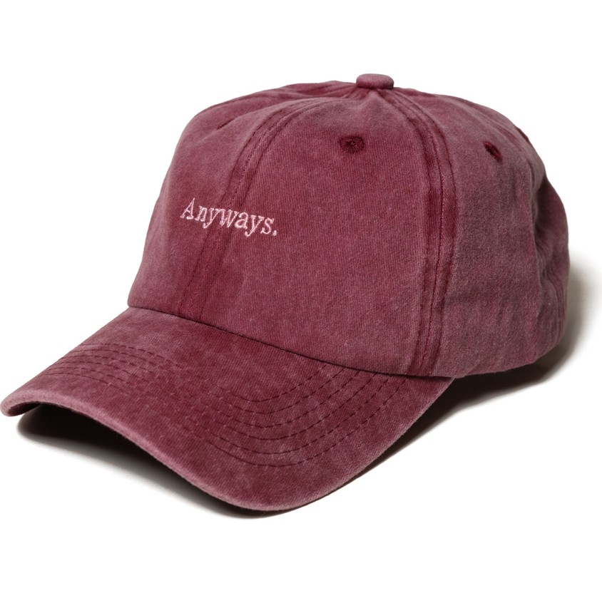Nome Studio Nakışlı Bej Şapka Anyways Minimal Streetwear ve Kahve Yazı Nakışlı Pamuklu Şapka görsel 6