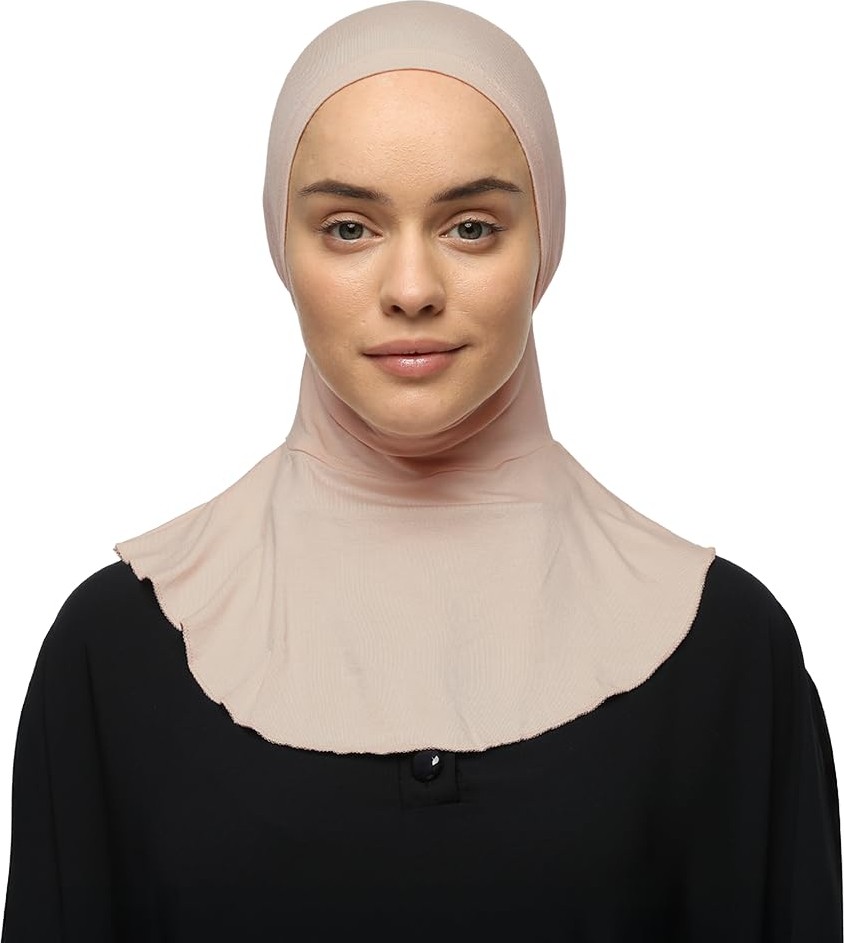 1001 Tesettür Pratik Boyunluklu Hijab Sporcu Bone, T400