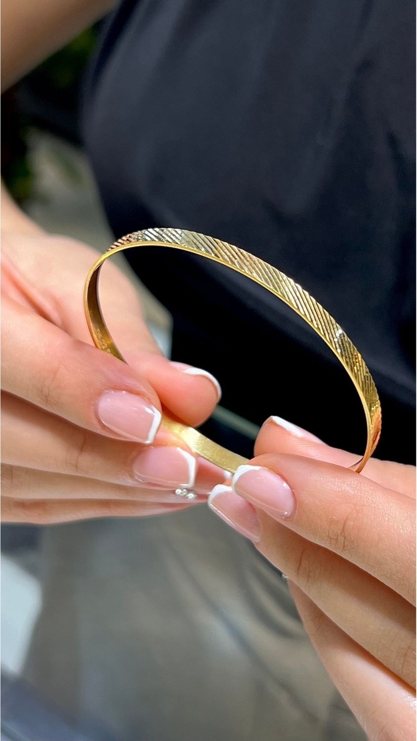 Kuyumcu Nurettin 20 gr (Gram) Sarmal Desenli Kibrit Çöpü Bilezik 22 Ayar Altın