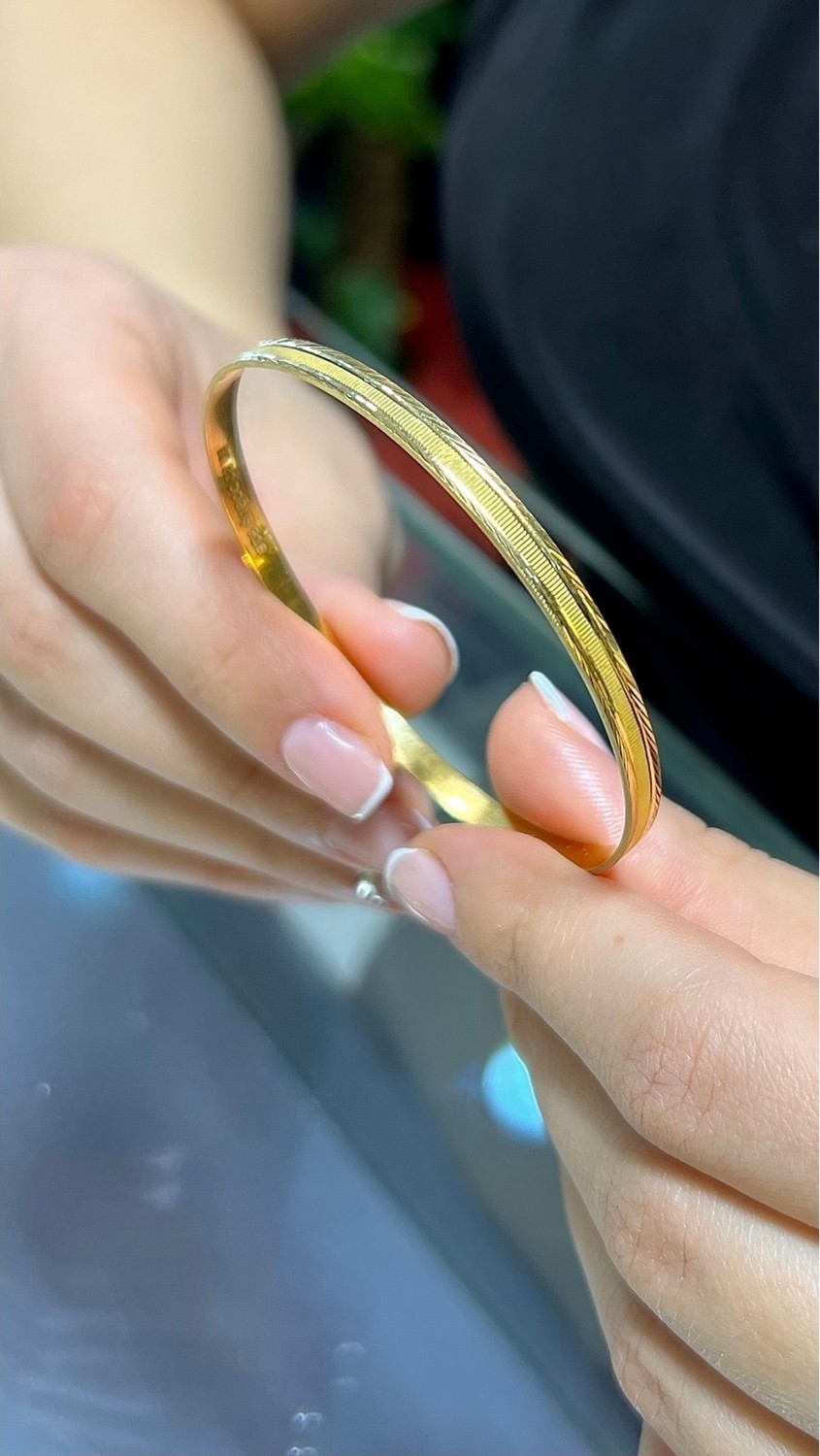 Kuyumcu Nurettin 15 gr (Gram) Başak Tırtıklı Kibrit Çöpü Bilezik Yatırımlık İşçiliksiz 22 Ayar Altın