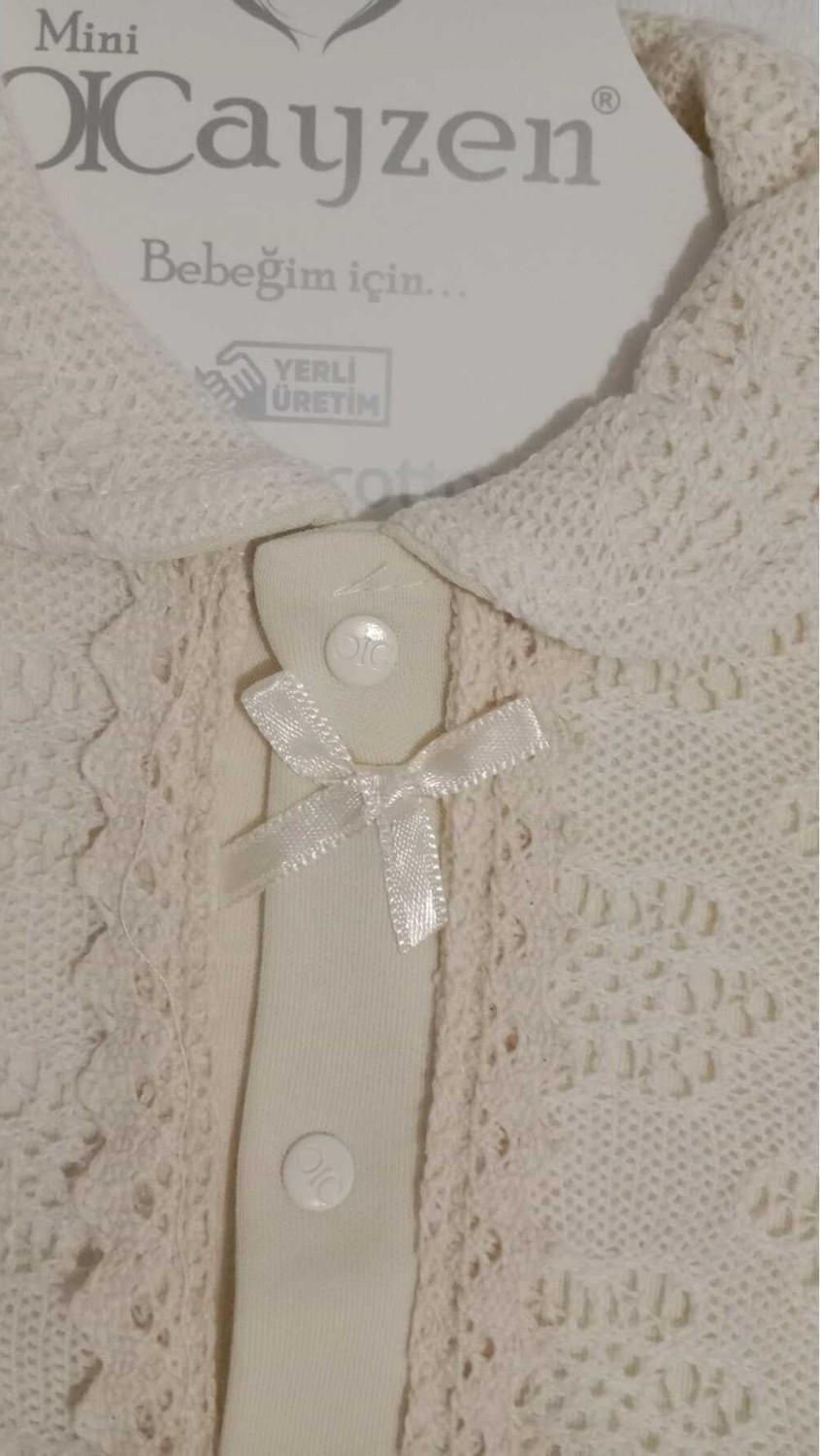 My Baby Kumsal CAYZEN Purelace Kız Tulum Bandanalı 0 - 3 ay 1126 görsel 3