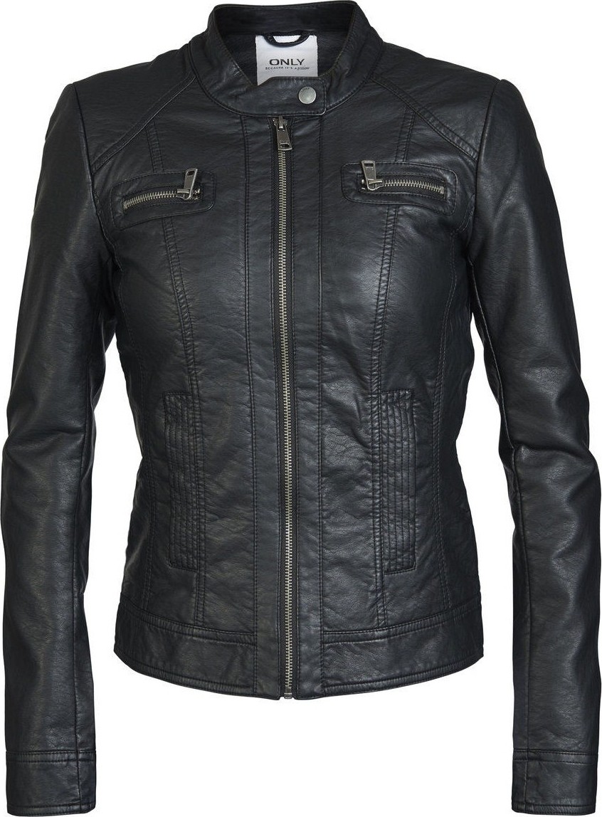 Only Deri Ceket Onlbandit Faux Leather Biker 15081400-Blk görsel 3