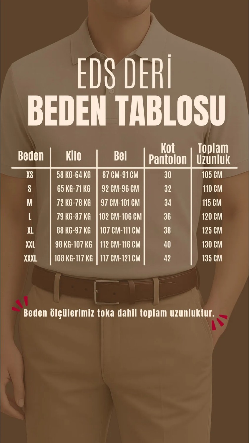 Lugmo Deri Kemer 4 cm Siyah Manda Derisi Modern Stil Erkekler İçin Dayanıklı görsel 6