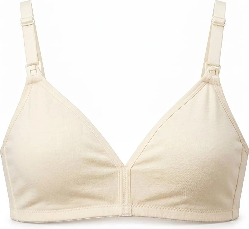 Baby Mom Anne Kapsız Emzirme Sütyeni Dantel Yaka Strappy