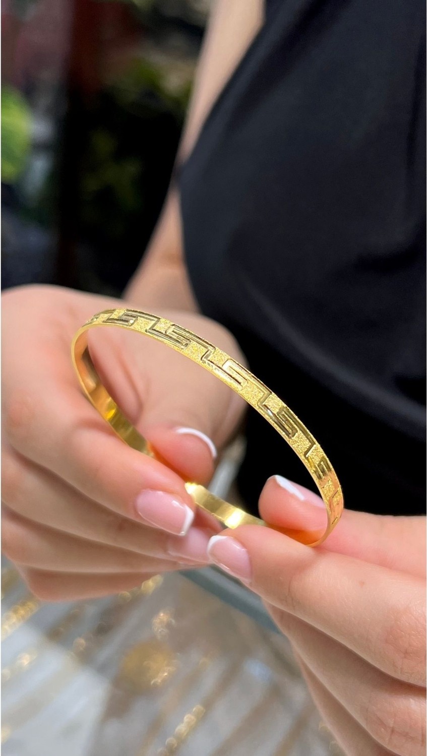 Kuyumcu Nurettin 20 gr (Gram) Grekli Bilezik 22 Ayar Altın Yatırımlık Işçiliksiz