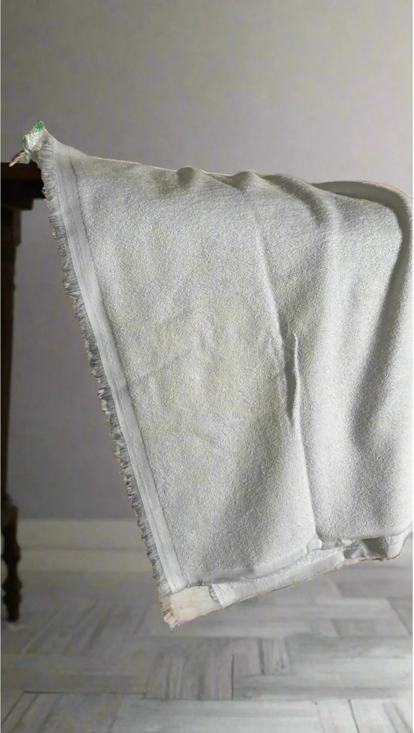 Baw Company Bambu Ihram Takımı 110 x 220, %100 Bambu, 1250GR. Yumuşak, Beyaz Hac ve Umre Ibadeti IÇIN.2ADET görsel 4