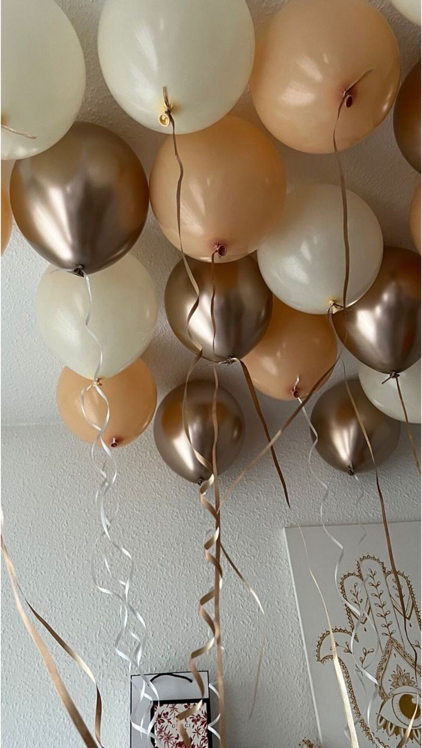 Feyza Design Çok Renkli Düz Balon Seti - Bekarlığa Veda ve Parti Süsleri görsel 2