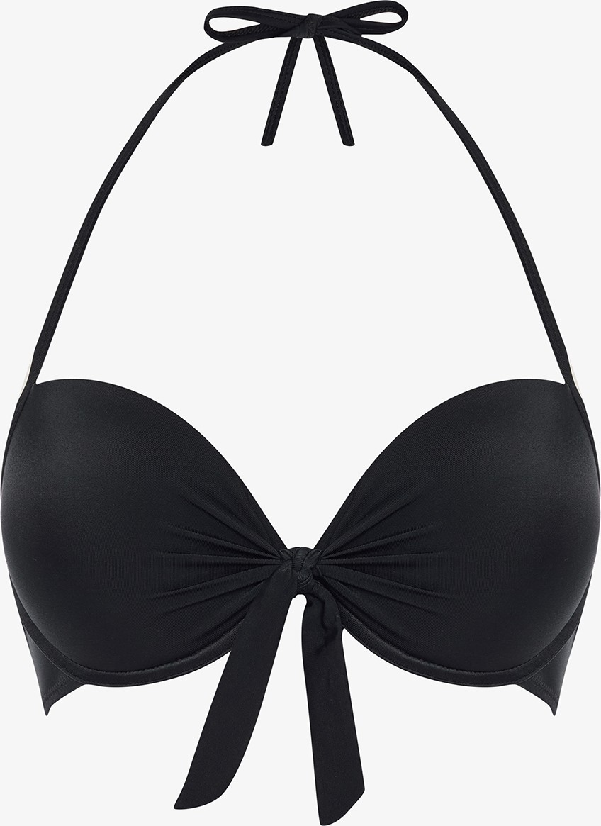 Penti Siyah Cup Push Up Balenli Bikini Üstü görsel 5