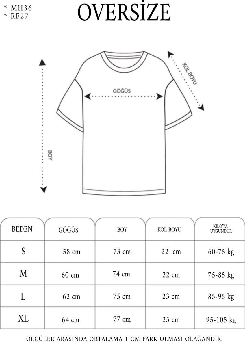 Fantastik Store Erkek Yarım Fermuarlı Baskılı Oversize T-Shirt - Siyah görsel 2
