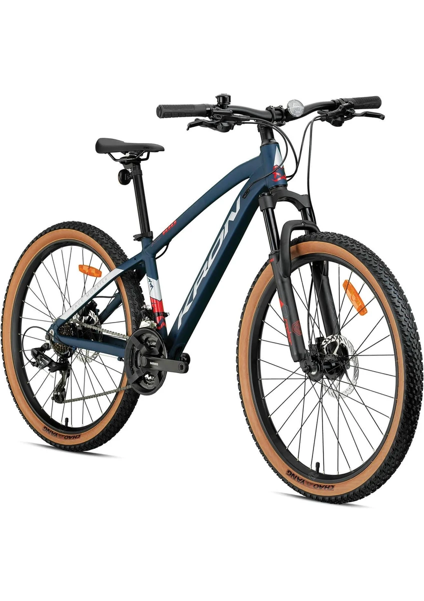 Kron Xc 100 27.5 Mtb Mat Koyu Lacivert gri Kırmızı görsel 2