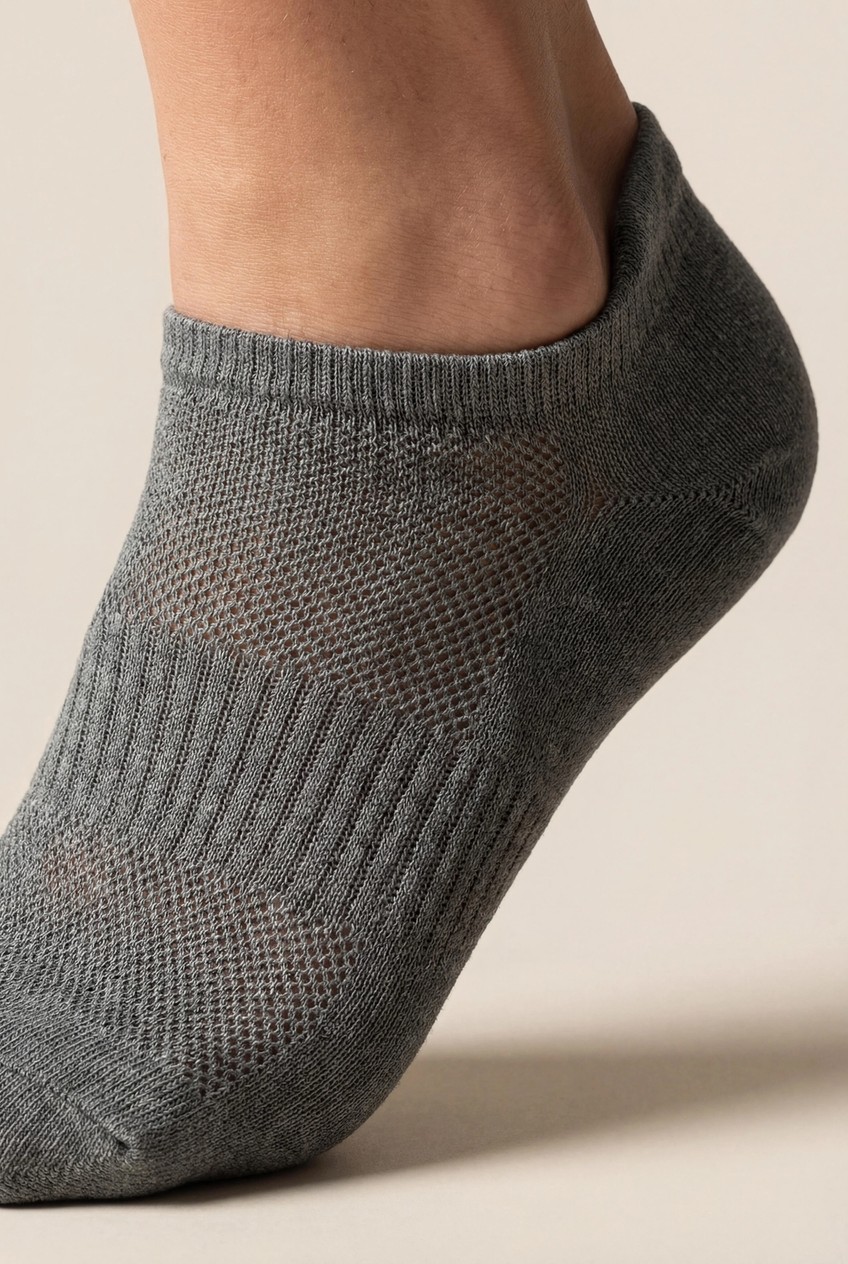 Katia & Bony Unisex 5'li Basic Step Çorap Siyah Mix görsel 6