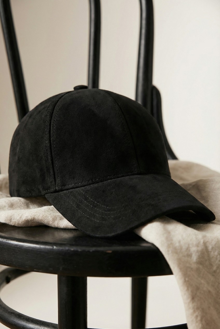 Verahed Kadın Erkek Süet Şapka Ayarlanabilir Unisex Baseball Cap Taba