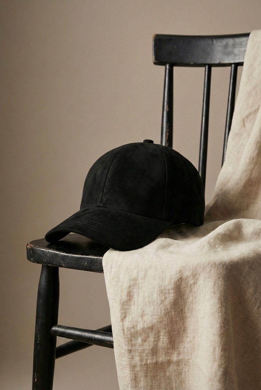 Verahed Kadın Erkek Süet Şapka Ayarlanabilir Unisex Baseball Cap Taba görsel 2