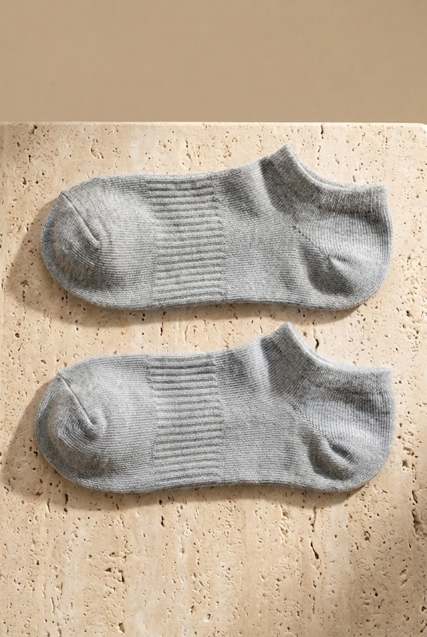 Katia & Bony Unisex 5'li Basic Step Çorap Siyah Mix görsel 8