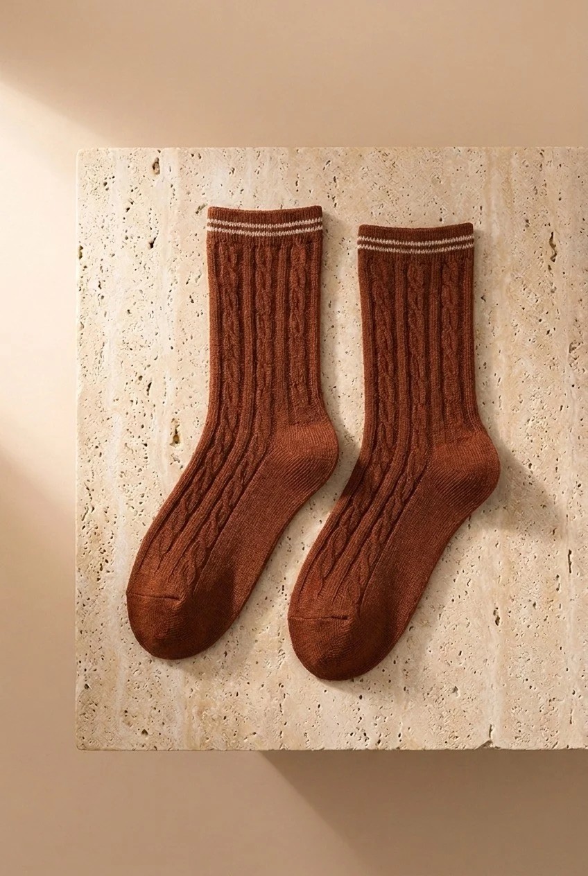 Katia & Bony 5'li Kadın Paket Soket Çorap Çok Renkli görsel 8