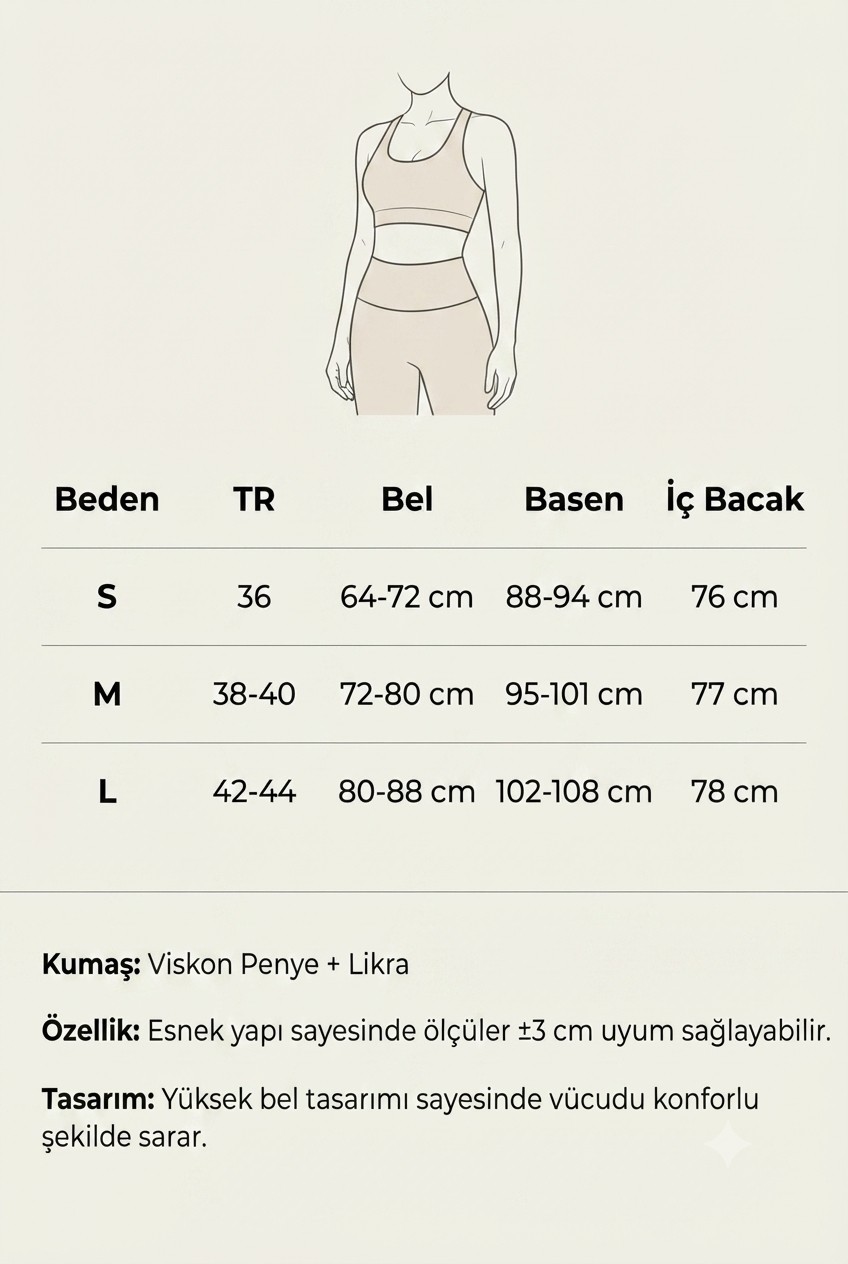 SUNYOGA Kadın Yoga Takımı Viskon Penye Likralı Yüksek Bel Palazzo Pantolon Içten Şortlu Spor Büstiyer Pilates Meditasyon Takımı görsel 5