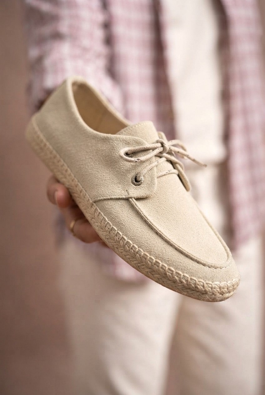 Zerenyus ZRK-T36 Premium Üst Kalite Lacivert Klasik Erkek Espadril