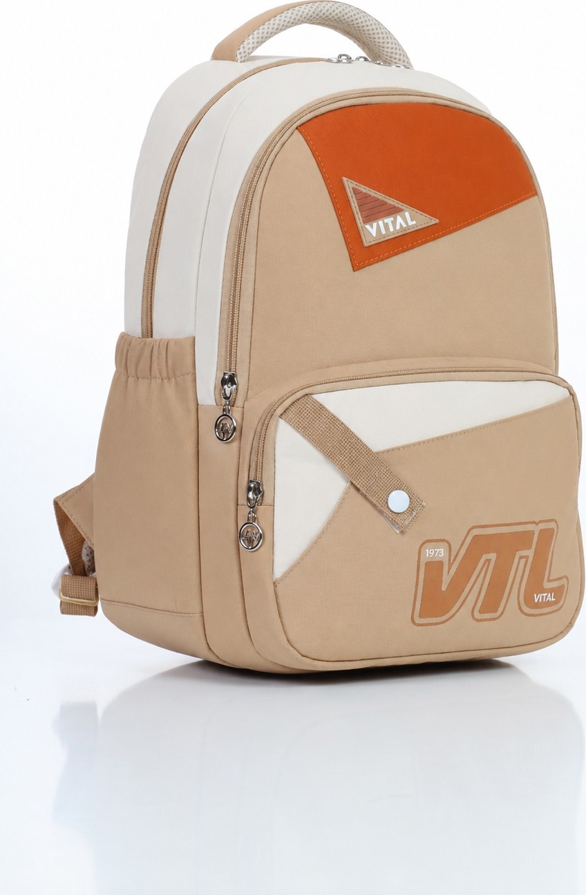 Vital Modern Line Unisex Okul Çantası (Su Geçirmez Kumaş) görsel 5