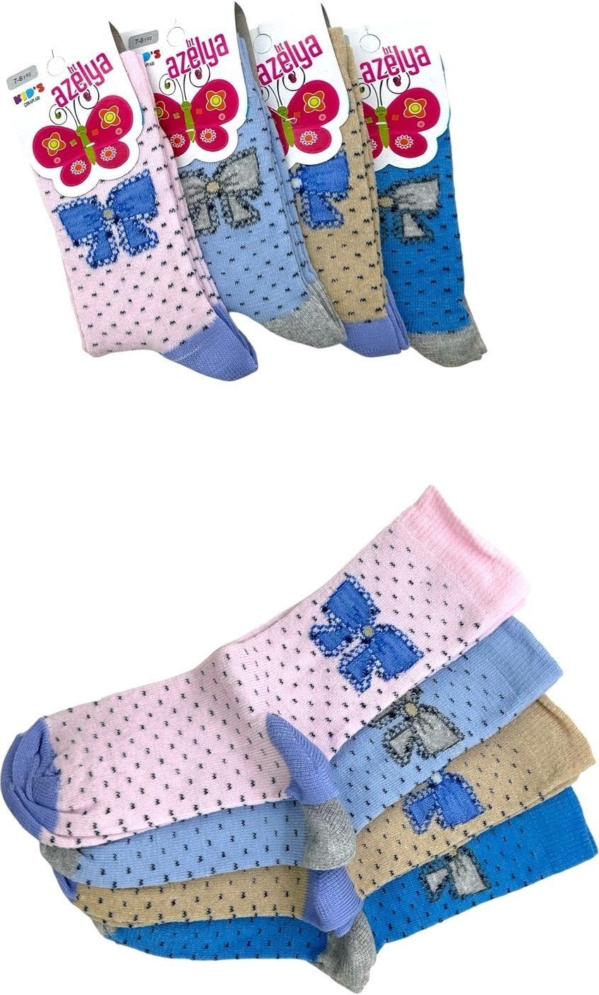 Black Arden Socks Kız Çocuk Çorabı 7-8 Yaş görsel 5