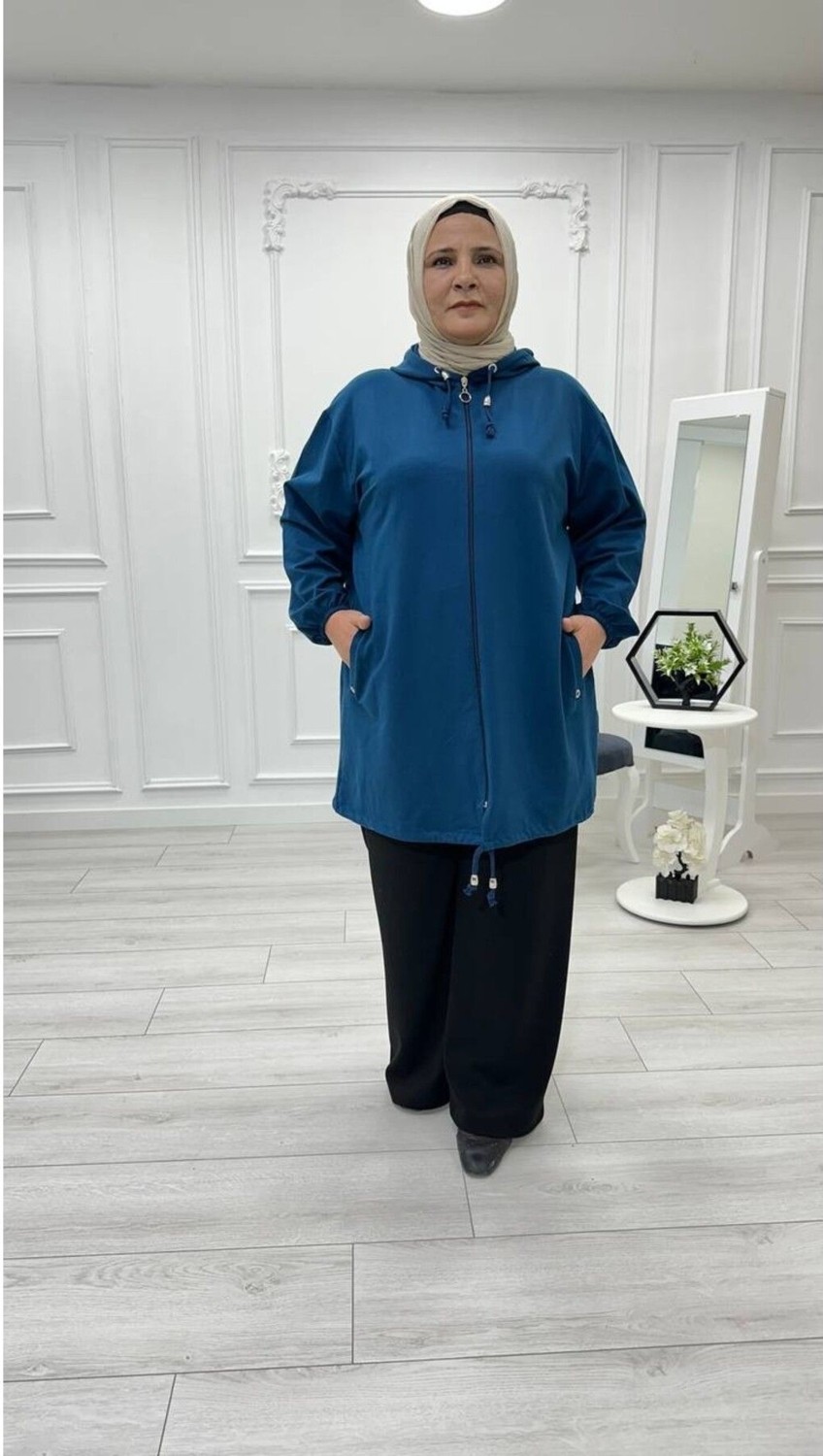 Sevda Kılınç Büyük Beden Iki Ip Üst Giy Çık görsel 5