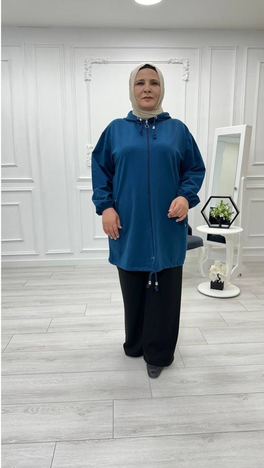 Sevda Kılınç Büyük Beden Iki Ip Üst Giy Çık görsel 6
