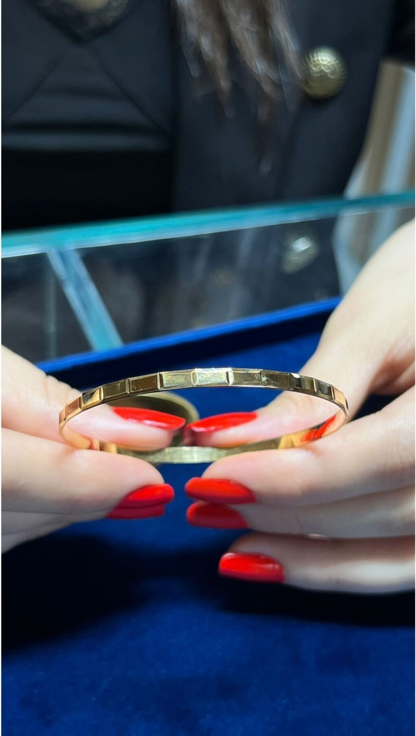 Kuyumcu Nurettin 10 gr (Gram) Dikdörtgen Desenli Çöp Bilezik Yatırımlık Işçiliksiz 22 Ayar Altın