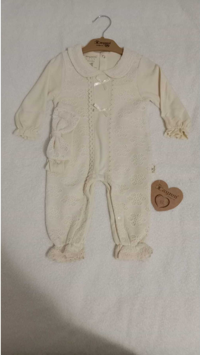 My Baby Kumsal CAYZEN Purelace Kız Tulum Bandanalı 3 - 6 ay 1126 görsel 5