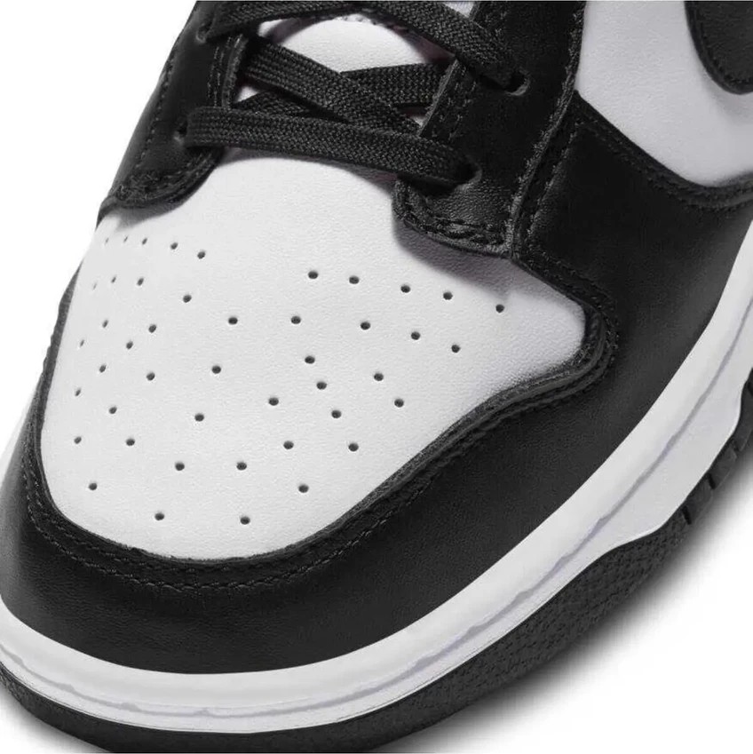 BENZSNEAKERS Nike Dunk Low Retro Siyah Beyaz Panda Erkek Günlük Spor Ayakkabı Deri Tabanlı Konforlu Tasarım görsel 7