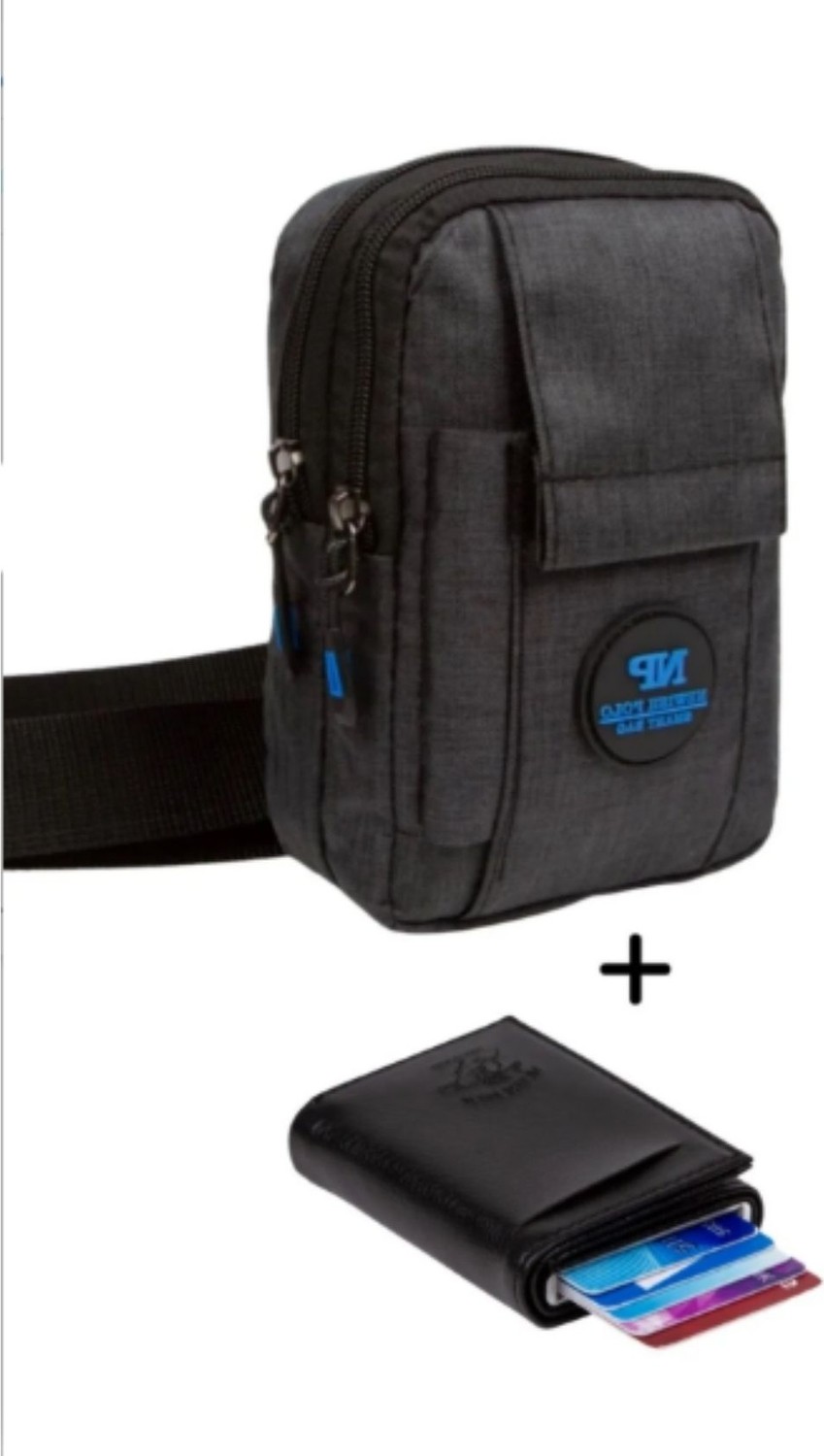 Sannora Bags Unisex Telefon Bölmeli Bel ve Çapraz Omuz Çanta Göğüs Seyahet Günlük Bodybag ve Mekanizmalı Kartlık